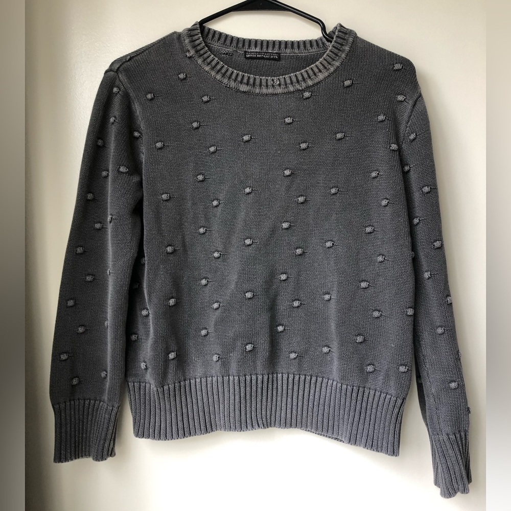 Gray Bubble Sweater